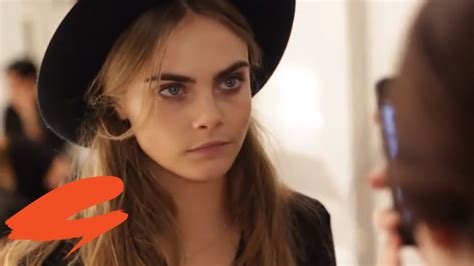 cara delevingne backstage burberry|Cara Delevingne Beauty Secrets .